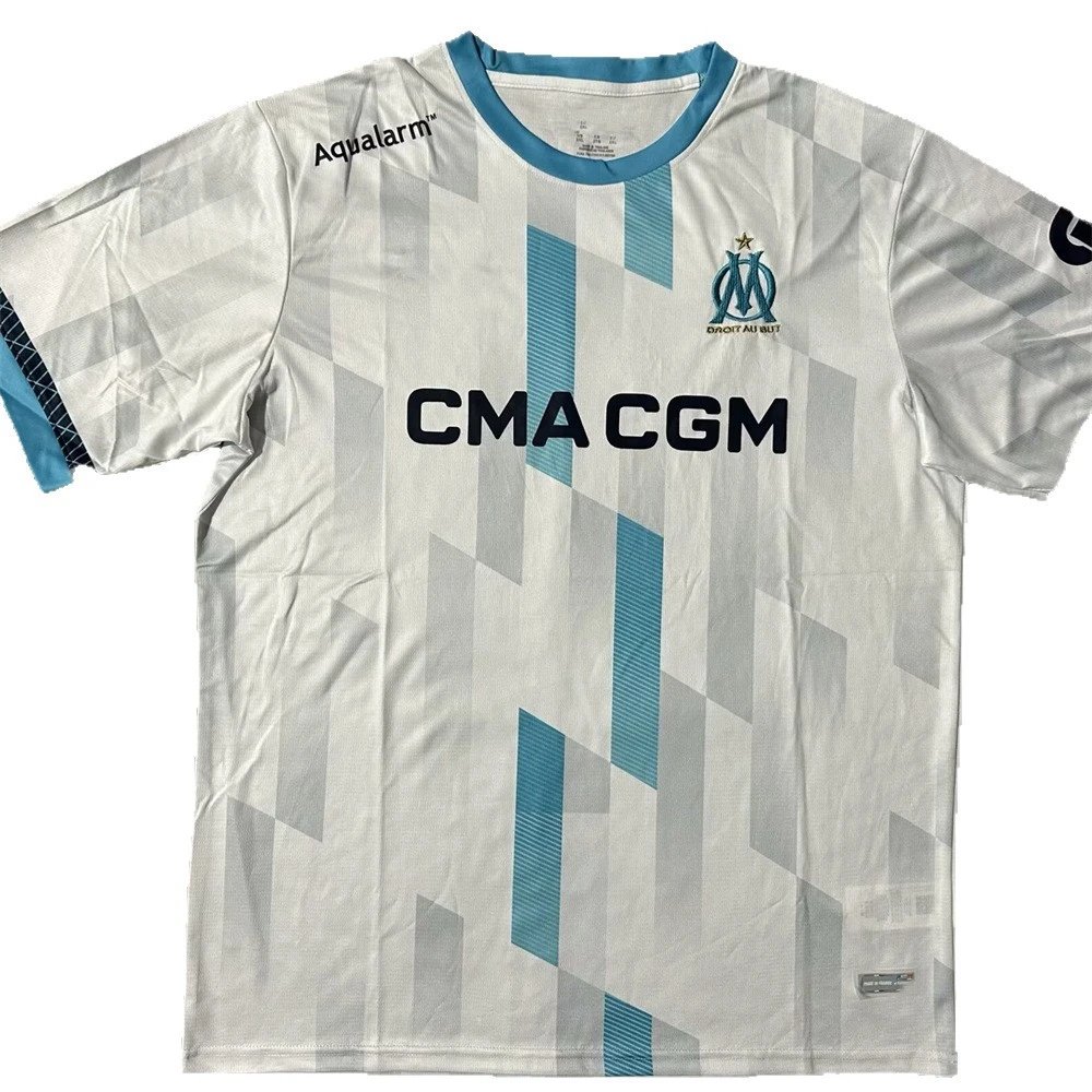 Olympique Lyonnais 2023 24 Black Red Blue Away Soccer Jersey