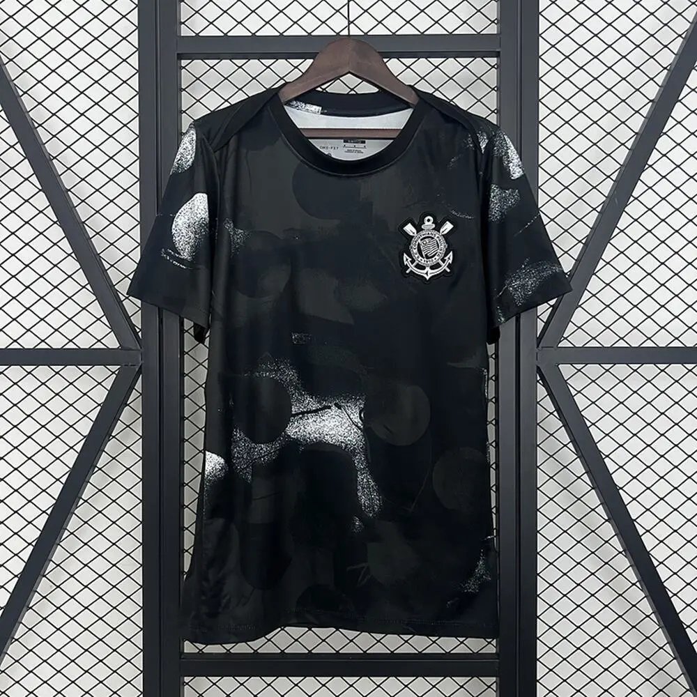 Corinthians Football Jerseys Club Crest Jersey — 2526 Corinthians black camouflage