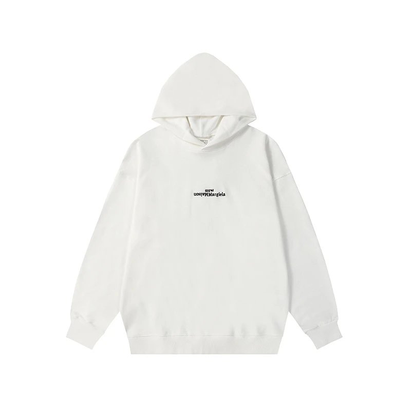 Inverted Letter Unisex Loose Hoodie photo 3