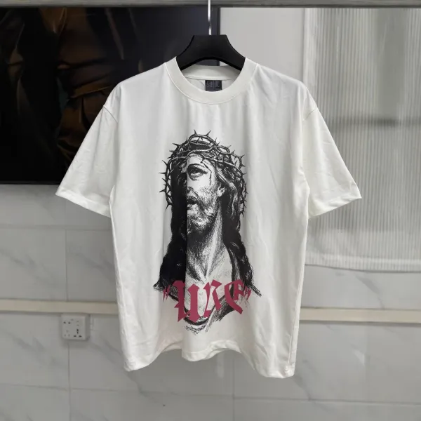 Soleil Jesus Crown of Thorns White T-Shirt - 1