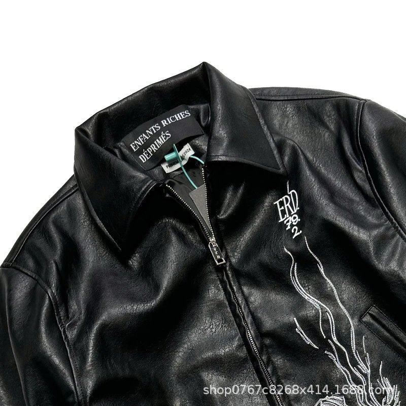 Enfants Riches Déprimés ERD 2 Black Leather Jacket - 32