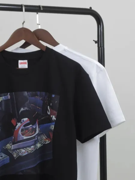 Supreme 994 Painted Box Logo Black T-Shirt - 4