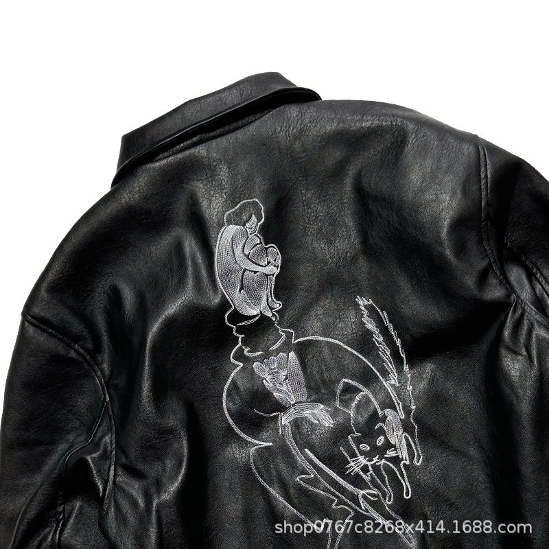 Enfants Riches Déprimés ERD 2 Black Leather Jacket - 35