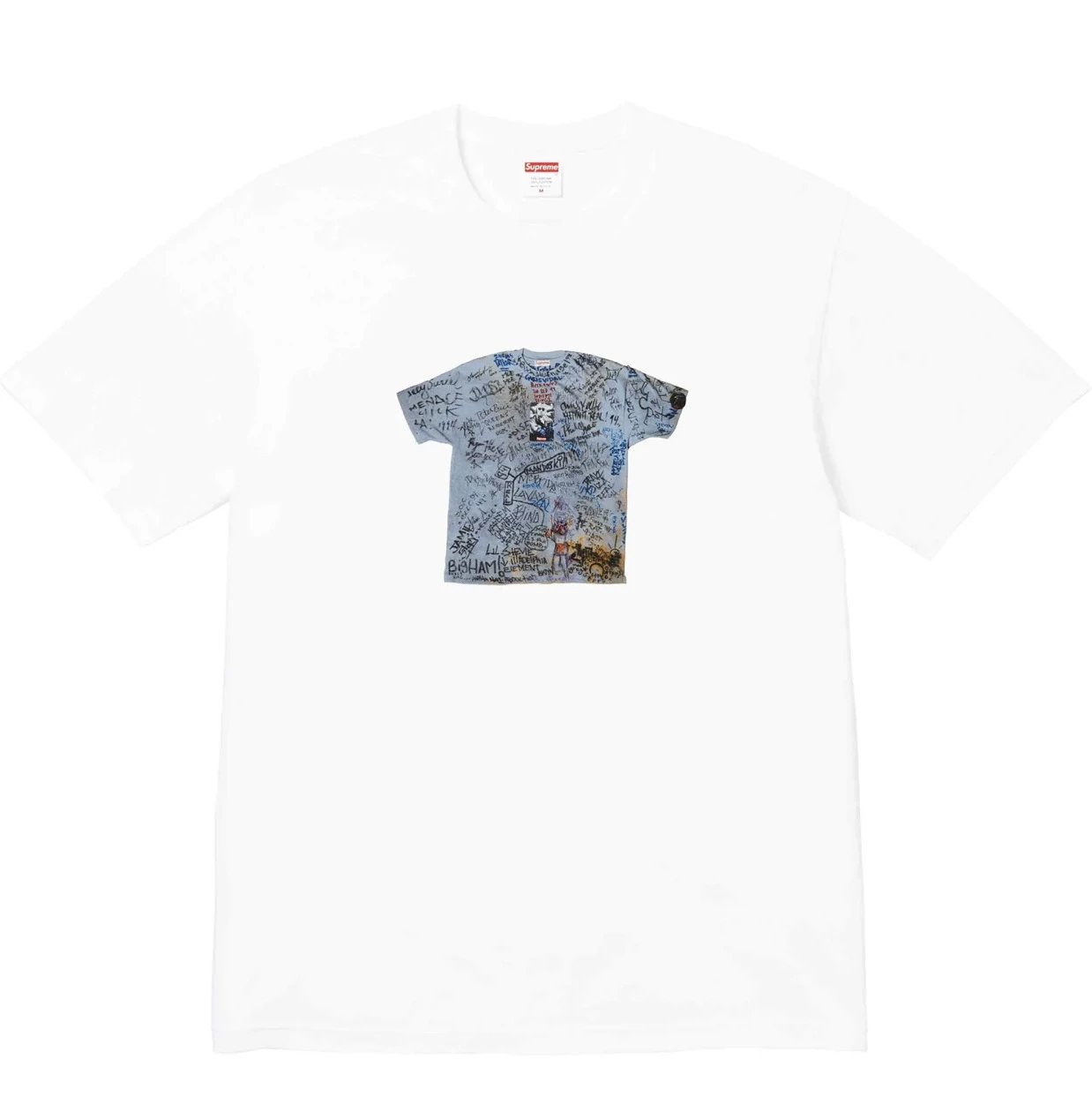 Supreme x Jean-Michel Basquiat Graffiti T-Shirt White - 1