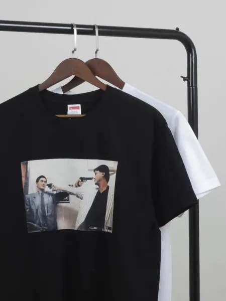 Supreme 994 Painted Box Logo Black T-Shirt - 3