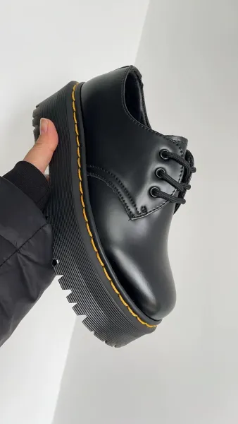 Apsda Tassel Loafers Black with Yellow Stitching Casual Shoes - 2