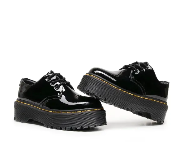 Apsda Tassel Loafers Black with Yellow Stitching Casual Shoes - 13