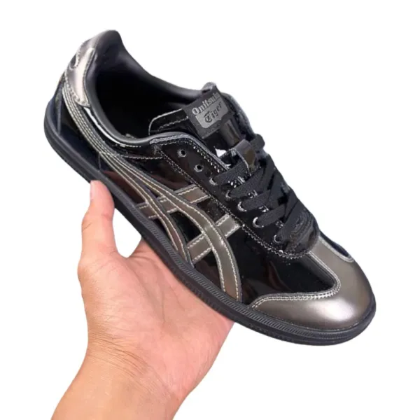 Onitsuka Tiger Mexico 66 Patent Black/Silver Sneakers - 1