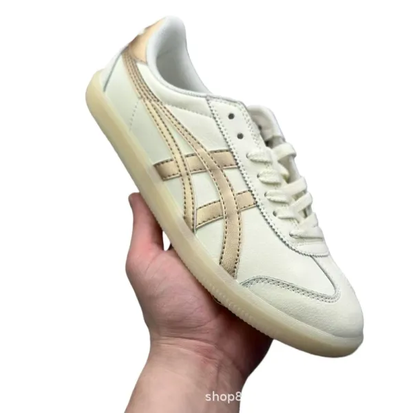 Asics Onitsuka Tiger Mexico 66 Beige and Cream Sneakers - 1
