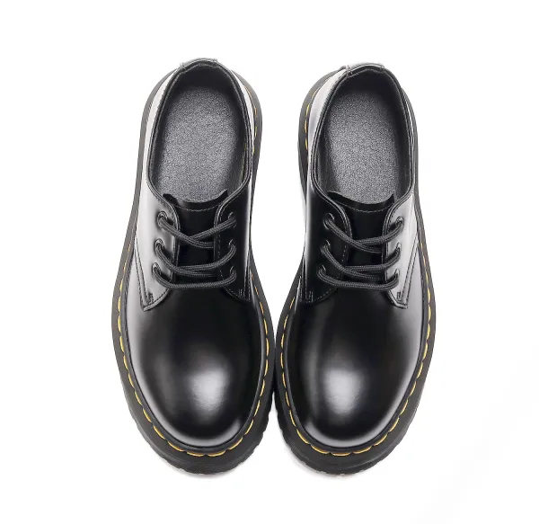 Apsda Tassel Loafers Black with Yellow Stitching Casual Shoes - 4