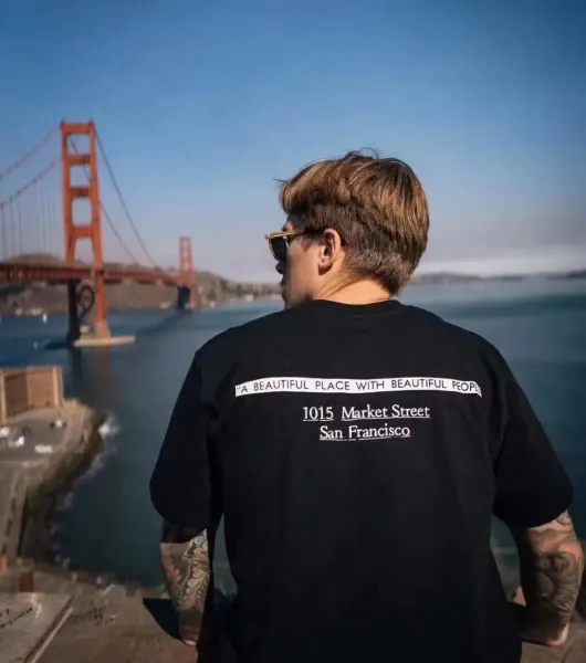 Off-White 'A Beautiful Place' T-Shirt Black - 1
