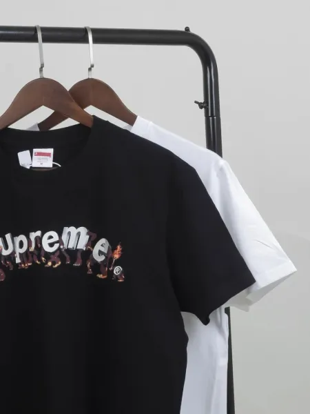 Supreme 994 Painted Box Logo Black T-Shirt - 6