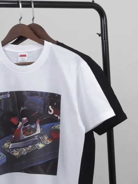 Supreme 994 Painted Box Logo Black T-Shirt - 7
