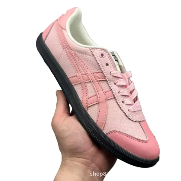 Asics Onitsuka Tiger Mexico 66 Pink Leather Sneakers - 1