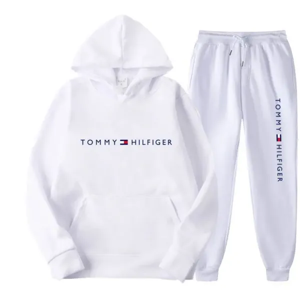 Tommy Hilfiger Classic Logo Hoodie and Jogger Sweatpants Set - 6