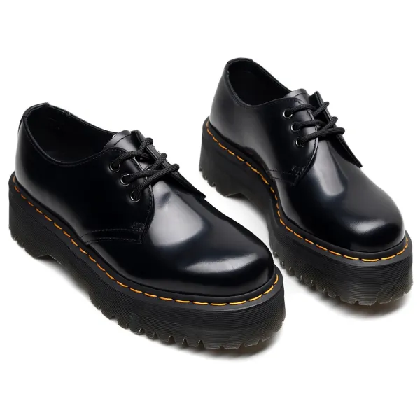 Apsda Tassel Loafers Black with Yellow Stitching Casual Shoes - 3