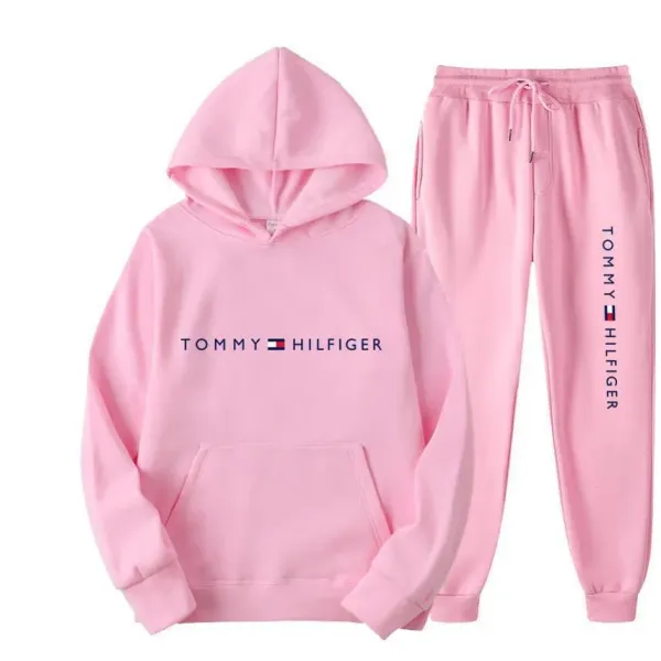 Tommy Hilfiger Classic Logo Hoodie and Jogger Sweatpants Set - 25