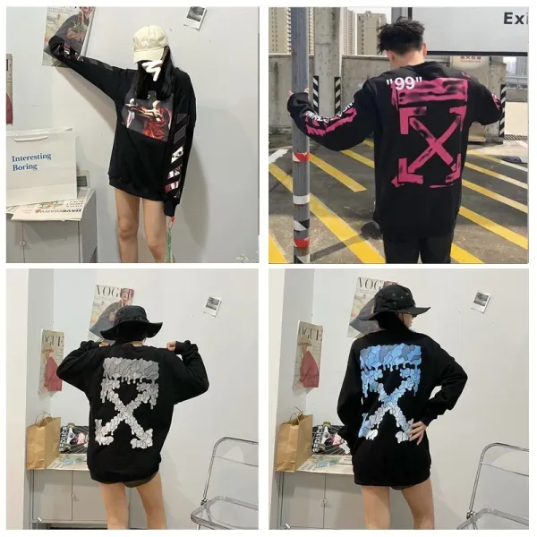 Off-White Arrow Graphic Oversized Sweatshirt - 43