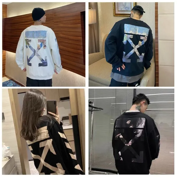 Off-White Arrow Graphic Oversized Sweatshirt - 44