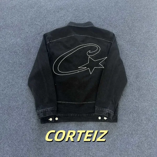 LiteWork Windbreaker Black and White Color-Block Hooded Jacket - 8