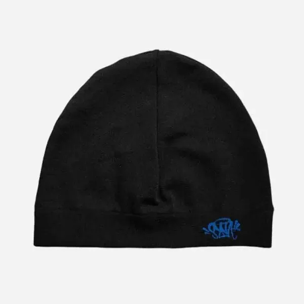 Design Meme Beanie White Knit Hat - 4