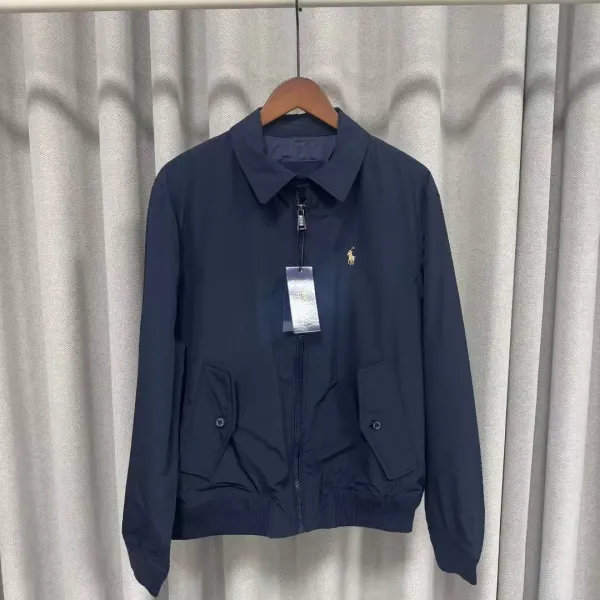 Ralph Lauren Polo Bearfield Navy Windbreaker Jacket - 1