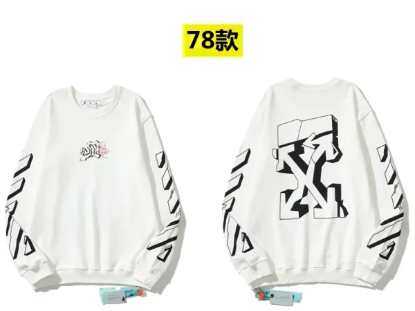 Off-White Arrow Graphic Oversized Sweatshirt - 90