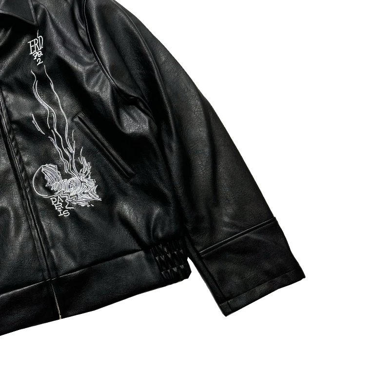 Enfants Riches Déprimés ERD 2 Black Leather Jacket - 34