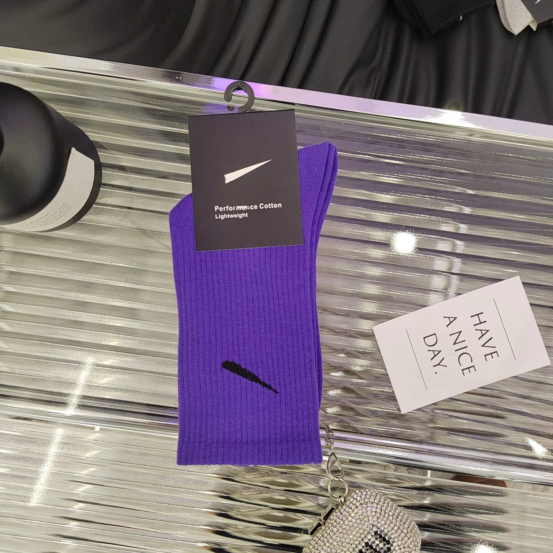 Knee-high Polyester Purple