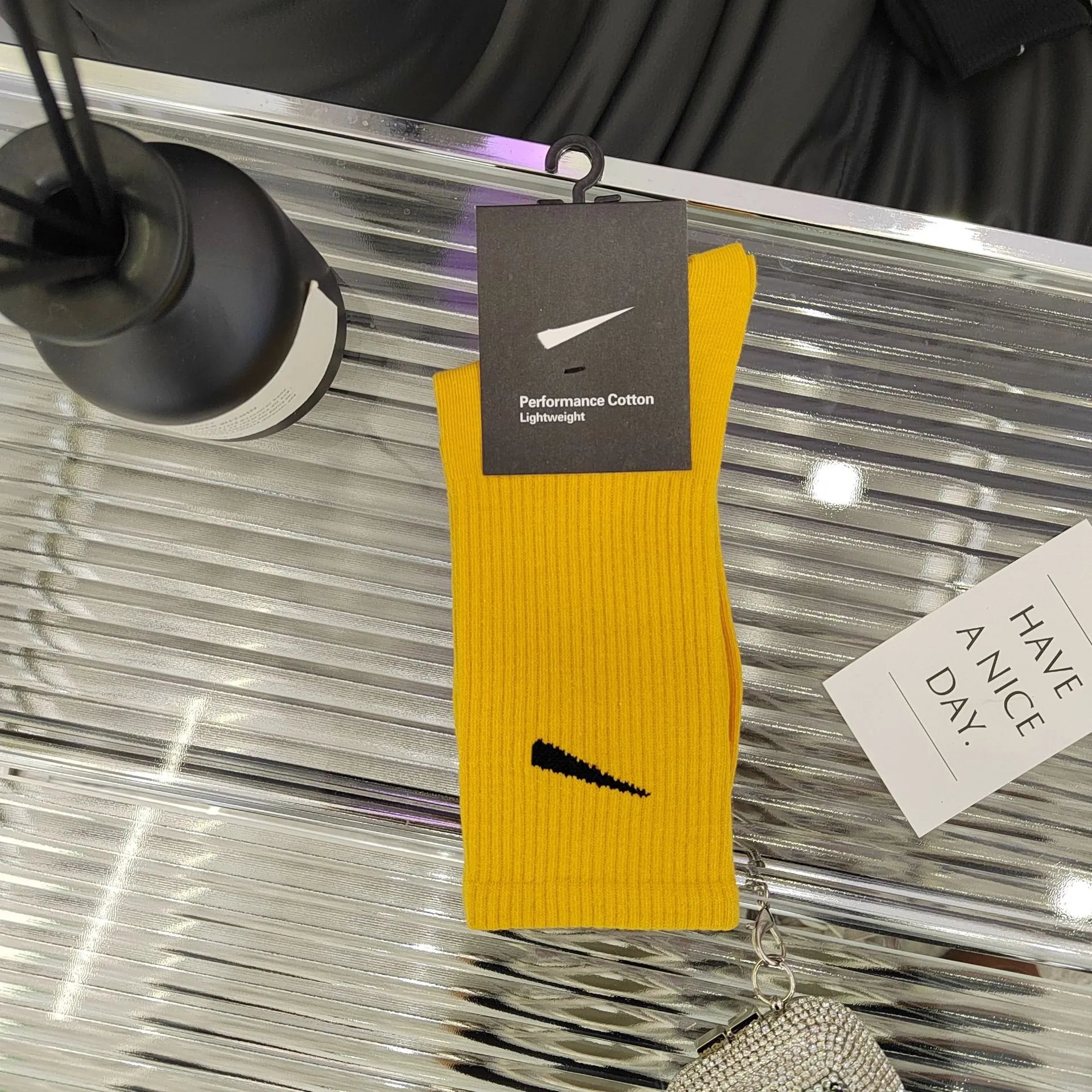 Knee-high Polyester Yellow