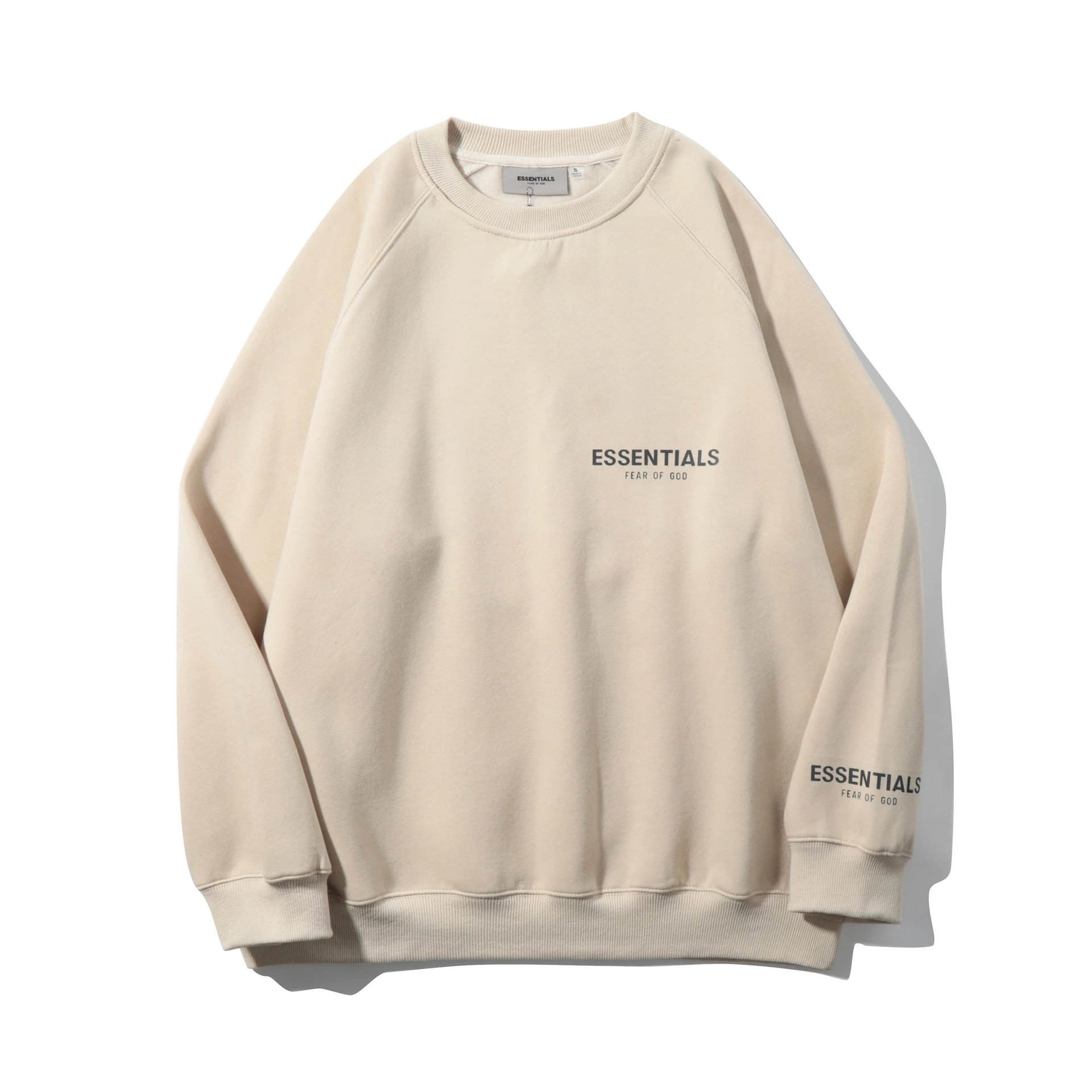 Small Logo Crew Neck Apricot