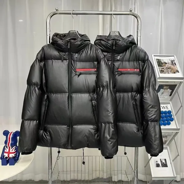 Prada Re-Nylon Down Jacket Black - 1