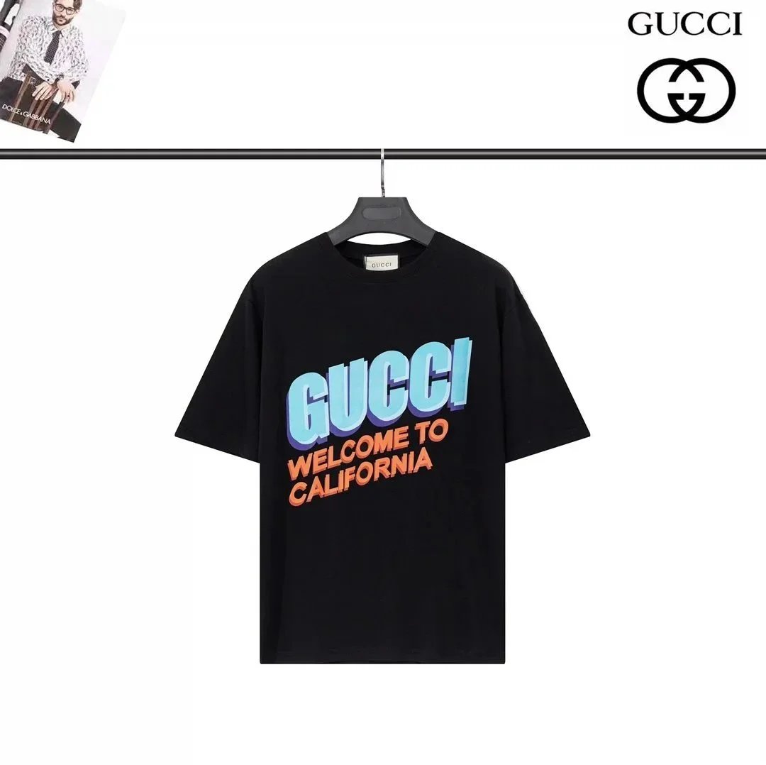 Gucci T-Shirts Graphic Logo Print — 1 (Ships first to collectors)