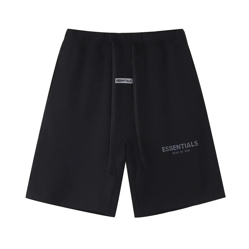 Fear of God Fear of God Essentials Black Drawstring Shorts Black