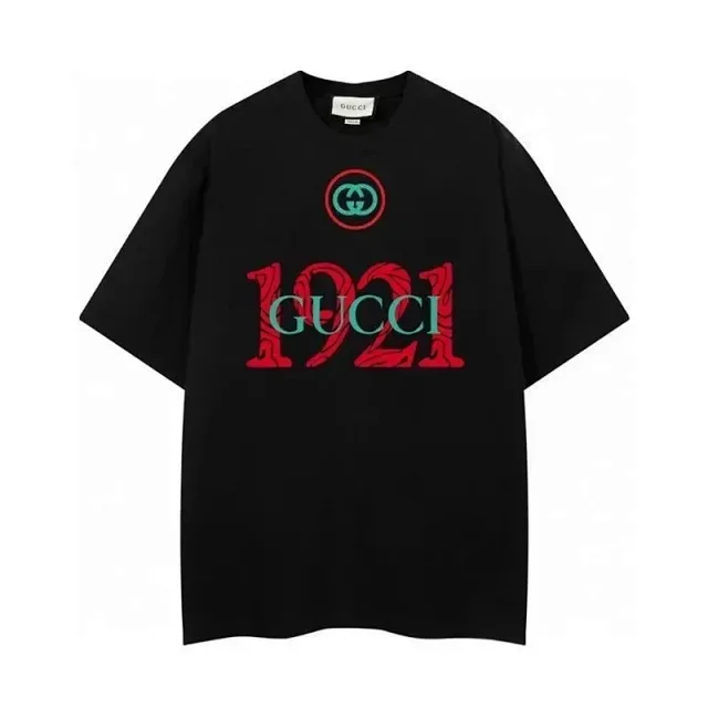 Gucci T-Shirts Graphic Logo Print product detail image 5
