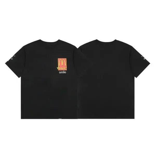 Travis Scott x McDonald's Smile T-Shirt Black - 1