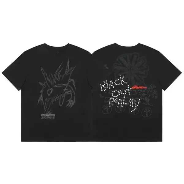 Black Market x BLAST Black Soul Reality Graphic T-Shirt - 1