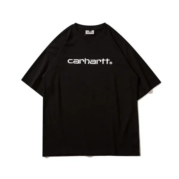 Carhartt Work In Progress Script Logo Black T-Shirt - 1