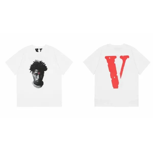 Virgil Abloh x Off-White x Lil Uzi Vert V Logo T-Shirt White - 1