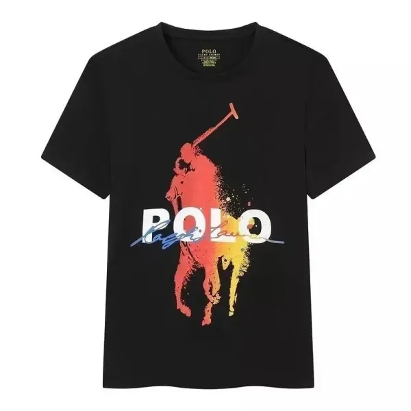Polo Ralph Lauren Graphic Print Black T-Shirt - 1