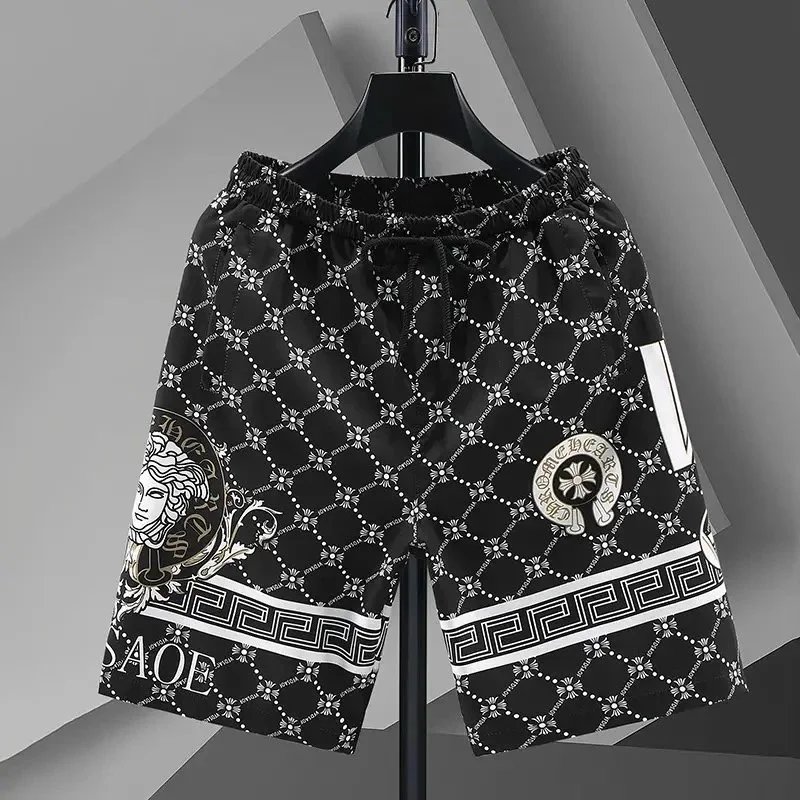 Versace Versace Medusa Print Shorts Black/White Black