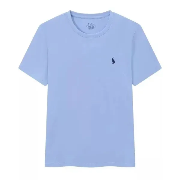 Polo Ralph Lauren Classic Fit Cotton T-Shirt Light Blue T-Shirt - 1