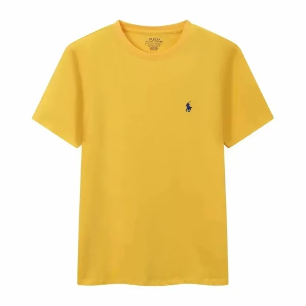 Polo Ralph Lauren Custom Slim Fit Yellow T-Shirt - 1