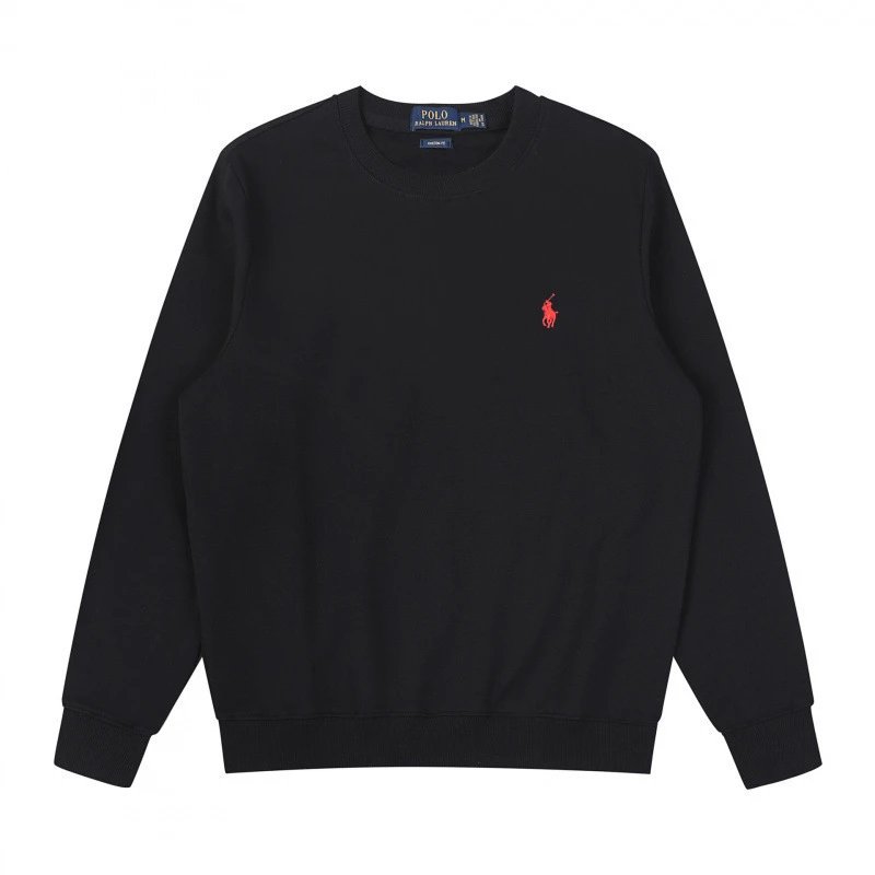 Crew Neck Black Red Label