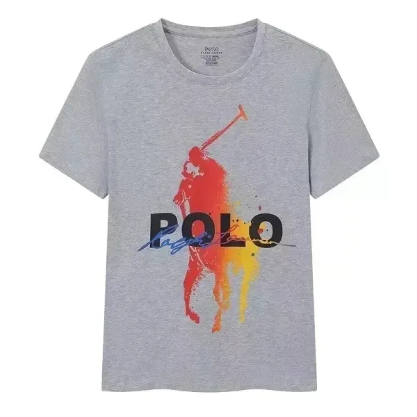 Polo Ralph Lauren Graphic Print Gray T-Shirt - 1