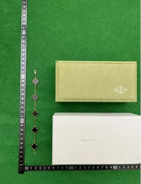 Van Cleef & Arpels Alhambra Motif Bracelet Gold Mother-of-Pearl Bracelet - 4