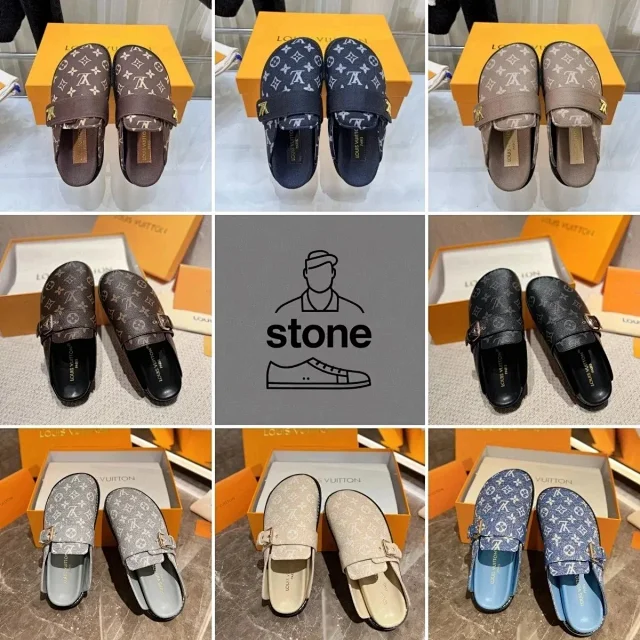 Louis Vuitton Slippers Monogram buckle mule product detail image 1