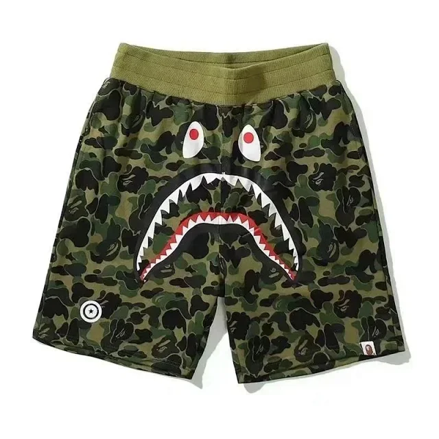 A BATHING APE Shorts Shark Face Camouflage product detail image 8