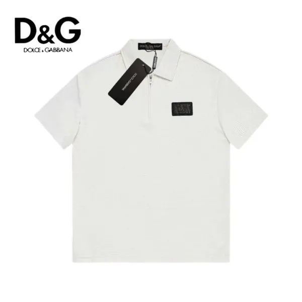 Dolce & Gabbana Logo Patch Black Polo - 10