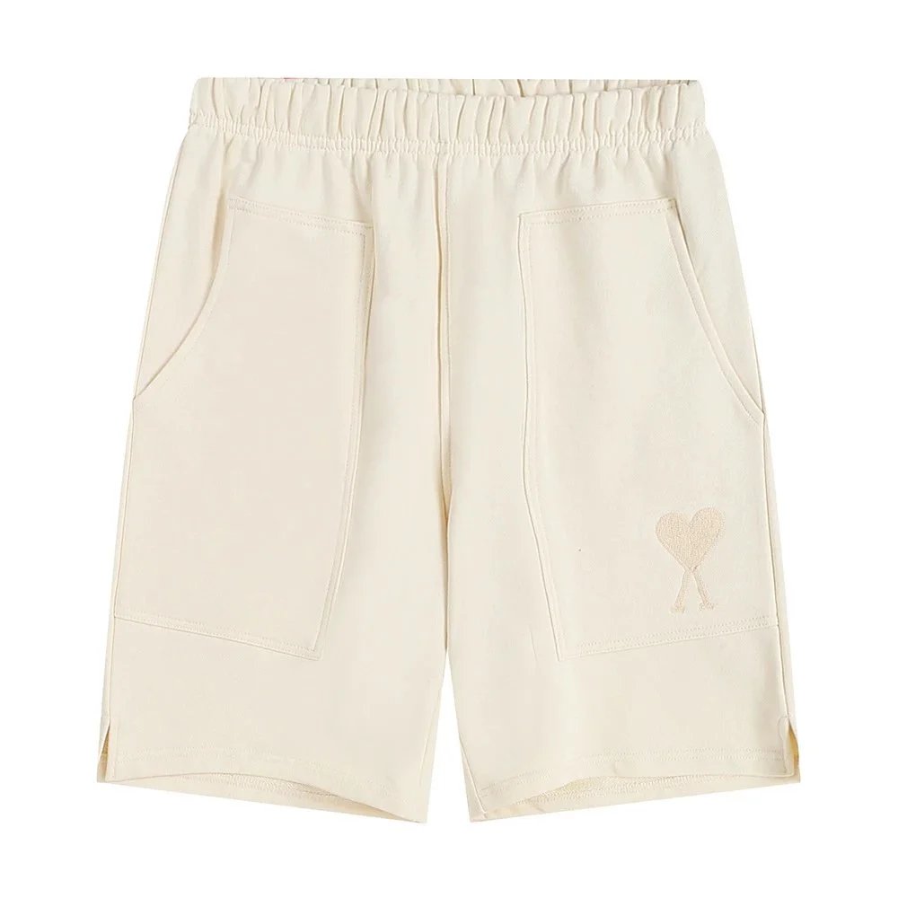 AMIIDM AMIIDM Heart Logo Beige Shorts Beige